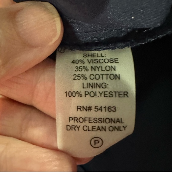 Tommy Hilfiger Blue Lace Overlay Sleeveless Sheath Dress - Picture 6 of 6